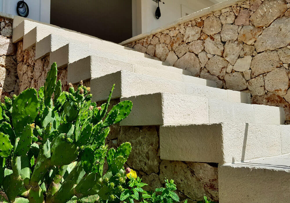 scalini stile e design moderno pietra primiceri