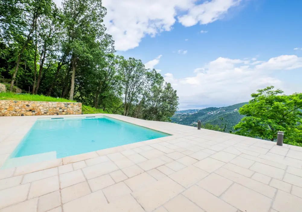 Pietra Primiceri pietra ricostruita stile moderno bioarchitettura villa gobbi pastorino