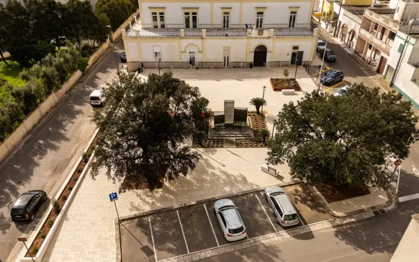riqualificazione piazza urbana pavimento pietra primiceri
