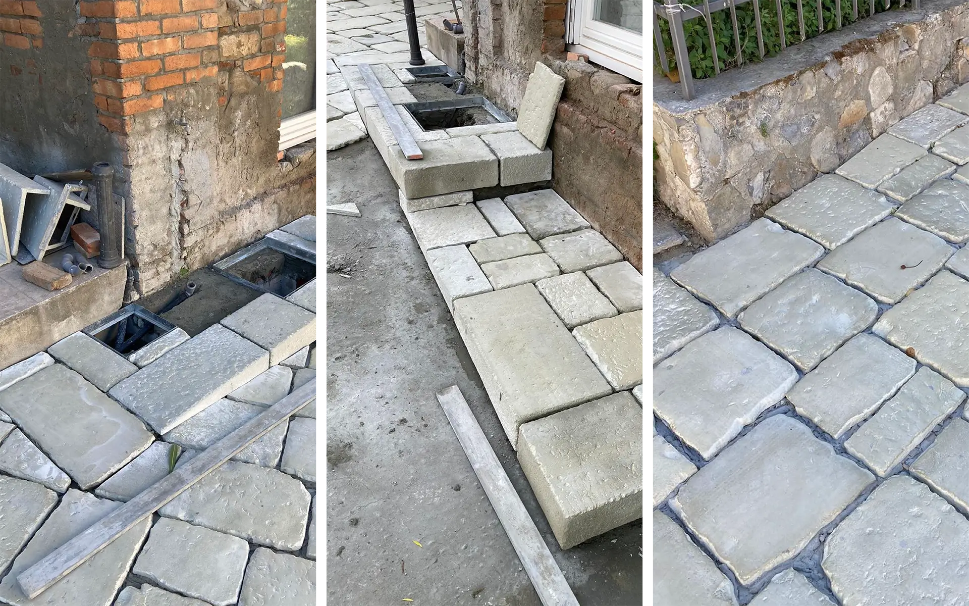 recupero borgo pavimento pietra primiceri